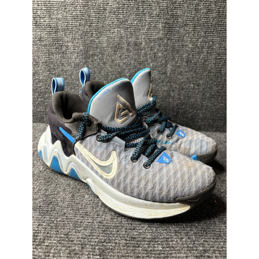 Nike Giannis Immortality‎ 2 Dutch Blue Wolf Grey CZ4099-400 Mens 6.5 Womens 8